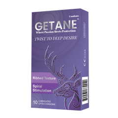 GETANE® Super Smooth Ribbed Lubricated Condoms – Enhanced Protection & Pleasure