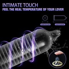 GETANE® Super Smooth Ribbed Lubricated Condoms – Enhanced Protection & Pleasure