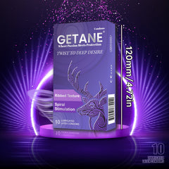 GETANE® Super Smooth Ribbed Lubricated Condoms – Enhanced Protection & Pleasure